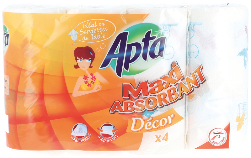 ESSUIE TOUT MAXI ABSORBANT  DÉCORÉ APTA