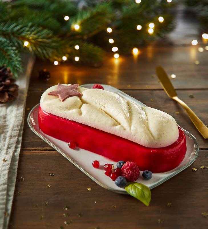 BÛCHE FRAMBOISIER 6 PARTS PHILIPPE SEGOND MEILL...