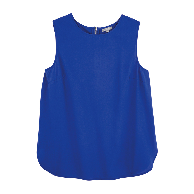 BLOUSE SANS MANCHES UNIE/IMPRIMÉE FEMME eldys