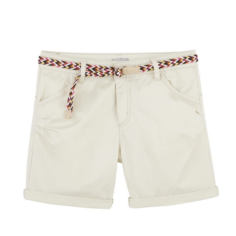 SHORT 5 POCHES CEINTURE MULTICOLORE FEMME eldys