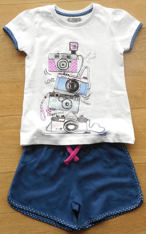 ENSEMBLE TEE-SHIRT ET SHORT FILLE OU GARCON eldys