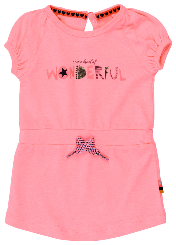 ROBE EN JERSEY FLUO Pommette