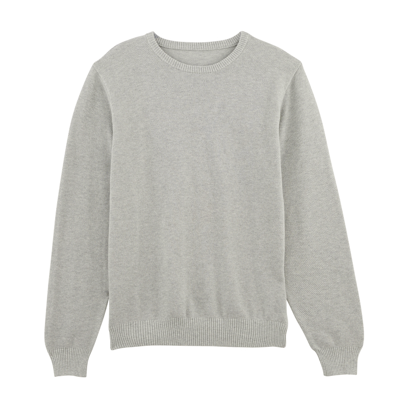 PULL COL ROND MAILLE FANTAISIE HOMME eldys