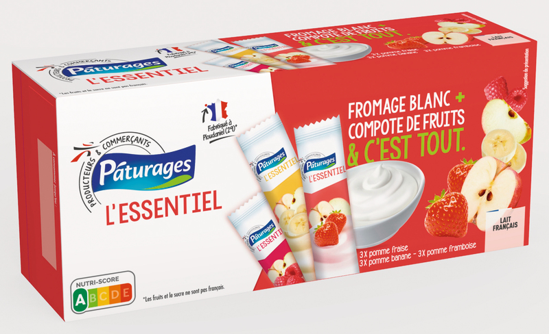 L'ESSENTIEL FROMAGE BLANC + COMPOTE DE FRUITS P...