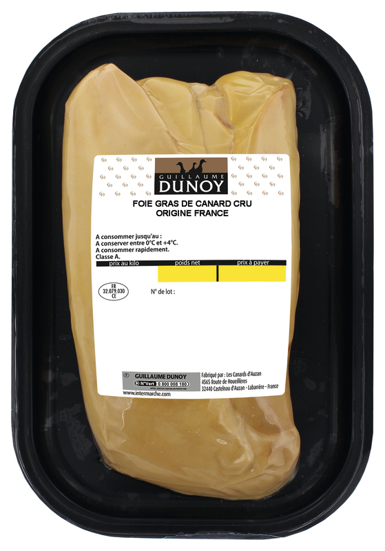 FOIE GRAS DE CANARD CRU 1ER CHOIX GUILLAUME DUNOY