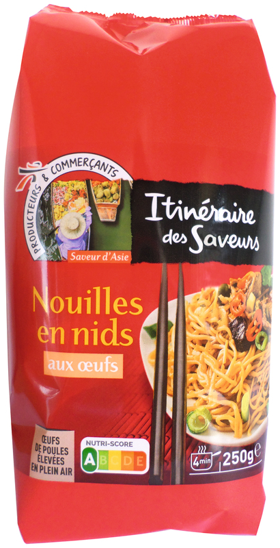 NOUILLES EN NID AUX ŒUFS itinéraire des saveurs