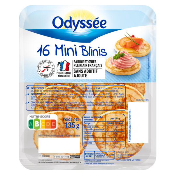 16 MINI BLINIS 

