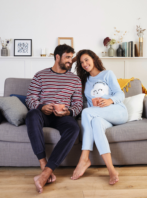 PYJAMA FEMME DOUDOU AOP NUAGE eldys