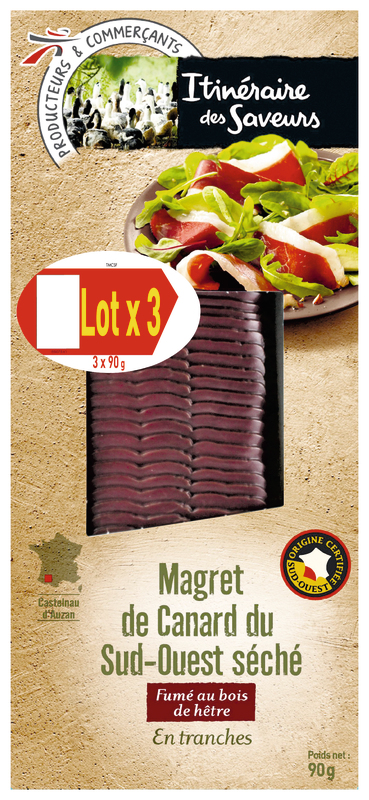 MAGRETS DE CANARD DU SUD OUEST TRANCHÉS SÉCHÉS ...