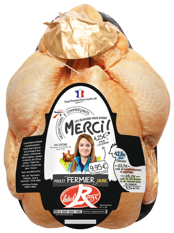 POULET FERMIER LABEL ROUGE Merci