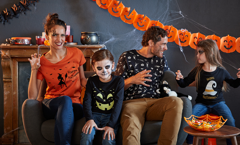 TEE-SHIRT FILLE HALLOWEEN eldys