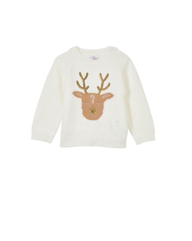 PULL DE NOËL Pommette