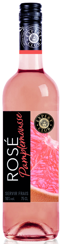 BOISSON AROMATISÉE À BASE DE VIN ROSÉ PAMPLEMOU...