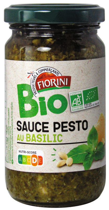 SAUCE PESTO AU BASILIC BIO fiorini bio