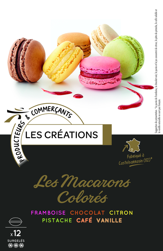 Les créations MACARONS SURGELÉS Les créations code EAN 3250392946319 