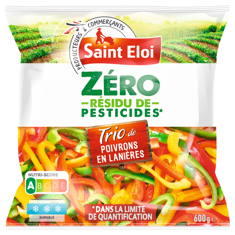 TRIO DE POIVRONS ZRP SURGELÉS SAINT ELOI