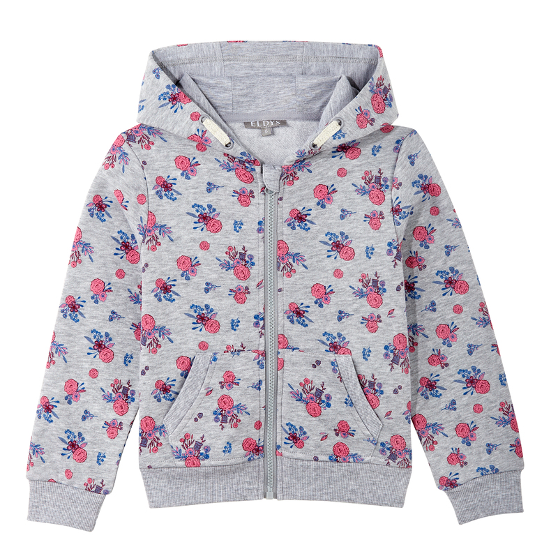 SWEAT ZIPPÉ À CAPUCHE FILLE eldys