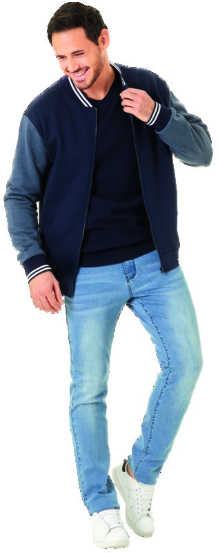 VESTE TEDDY MOLLETON BICOLORE Eldys