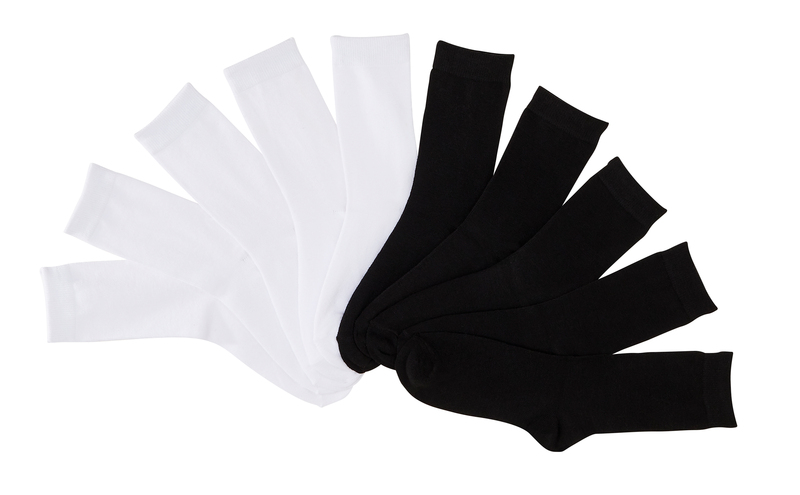 LE LOT DE 10 MI-CHAUSSETTES ENFANT ELDYS