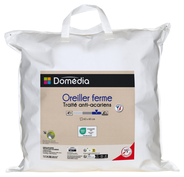 DOMÉDIA OREILLER FERME TRAITÉ ANTIACARIENS
DOMÉDIA code EAN 3250392977368 