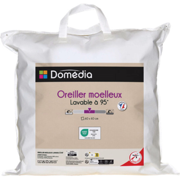 OREILLER MOELLEUX LAVABLE 
DOMÉDIA
