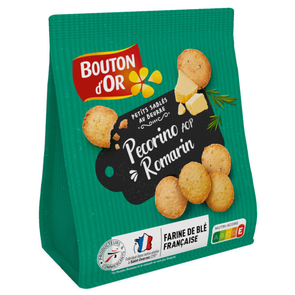 PETITS SABLÉS AU BEURRE PECORINO ROMARIN
