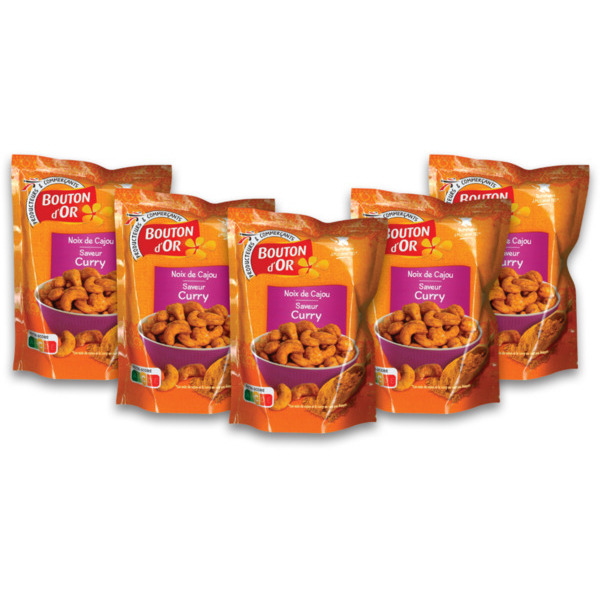 NOIX DE CAJOU AU CURRY
BOUTON D'OR