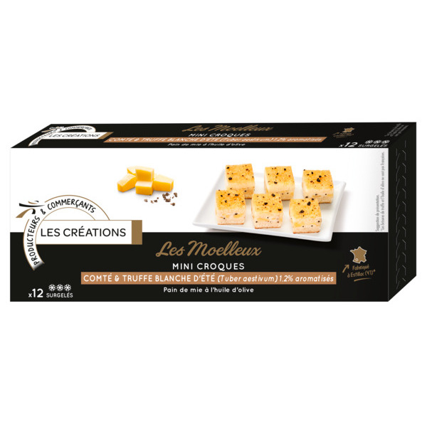 LES MOELLEUX, MINI CROQUE-MONSIEUR SURGELÉS COM...