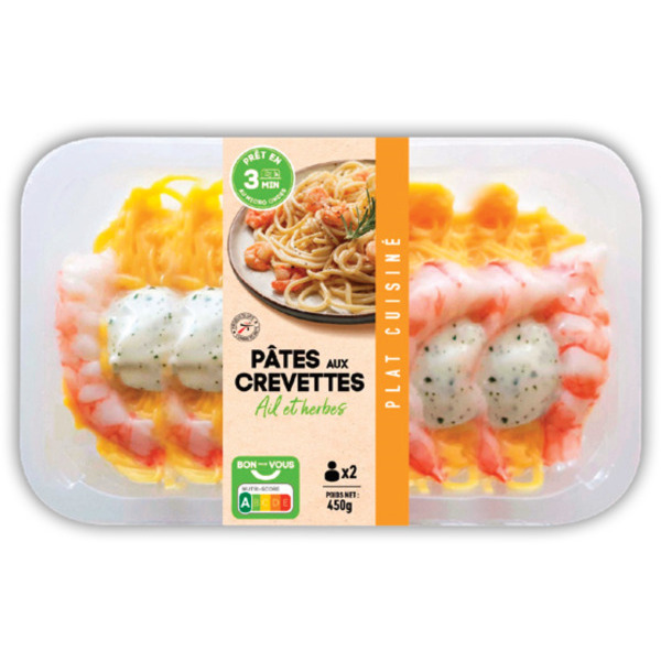  PÂTESAUXCREVETTES code EAN 3250393436369 