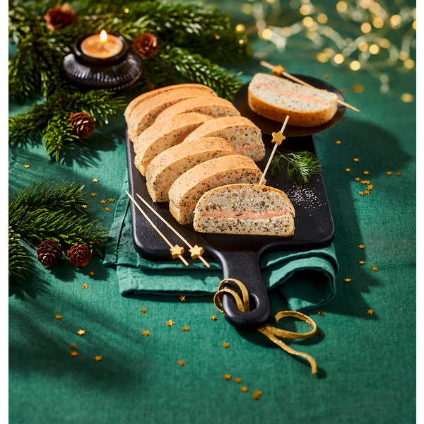 PRÉFOU BRIOCHÉ AUX GRAINES DE PAVOT ET MOUSSE D...