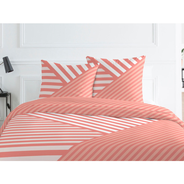 DOMÉDIA PARURE HOUSSE DE COUETTE 2 PERSONNES ET 2 TAIES D'OREILLER LOLA
 code EAN 3250393440366 