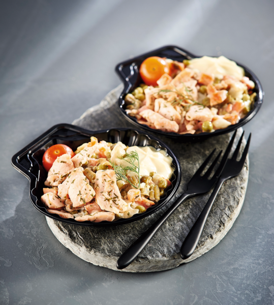 PRODUCTEURS ET COMMERÇANTS COQUILLE AU SAUMON 
 code EAN 3250393441981 