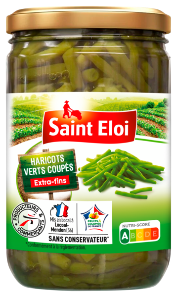 SAINT ÉLOI HARICOTS VERTS EXTRA FINS COUPÉS 
SAINT ÉLOI code EAN 3250393447181 