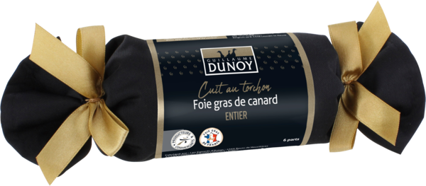 FOIE GRAS DE CANARD ENTIER MI-CUIT AU TORCHON 
...