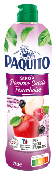 SIROP POMME / CASSIS / FRAMBOISE
