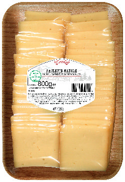  RACLETTE TRANCHÉE NATURE 28% MAT. GR.(2) “ERMITAGE” code EAN 3250550014232 