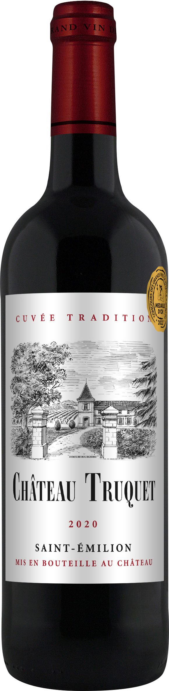 CHATEAU TRUQUET CUCEZE TRADITION AOC SAINT-ÉMILION ROUGE code EAN 3251092114732 