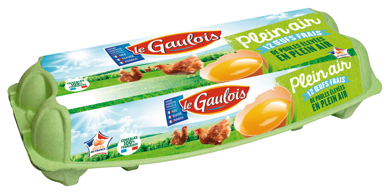 12 OEUFS FRAIS DE POULES ÉLEVÉES EN PLEIN AIR l...