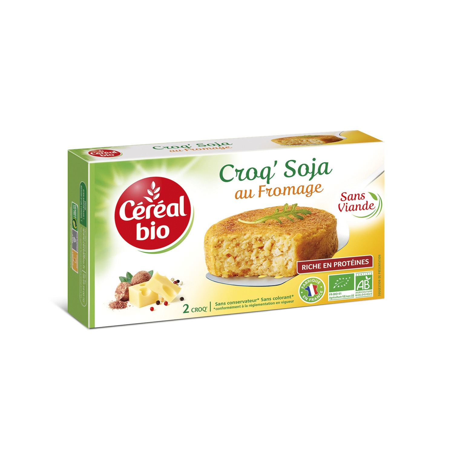 Croq'soja au fromage bio CEREAL