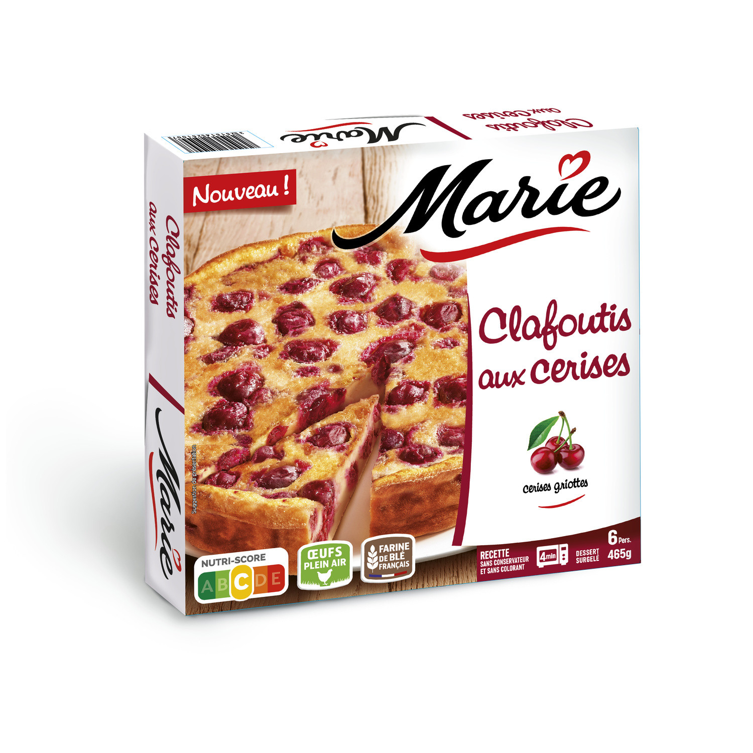 MARIE Clafoutis aux griottes  MARIE code EAN 3251516588002 