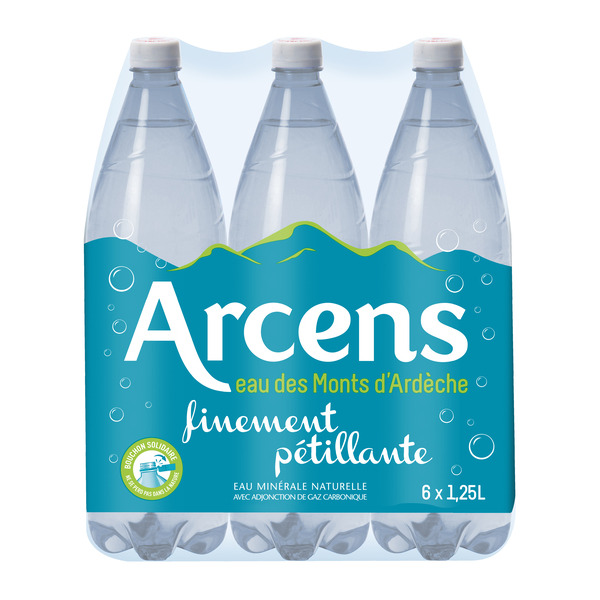 ARCENS EAU MINÉRALE NATURELLE FINEMENT PÉTILLANTE 
 code EAN 3252161406000 