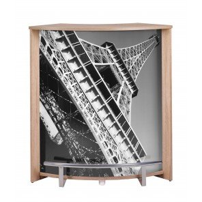 Simmob - Meuble Comptoir de Bar Chêne Naturel -...