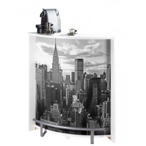 SIMMOB Comptoir de Bar Blanc Imprimé capitonné code EAN 3253311130004 