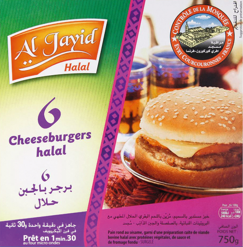 CHEESEBURGERS HALAL SURGELÉS AL JAYID
