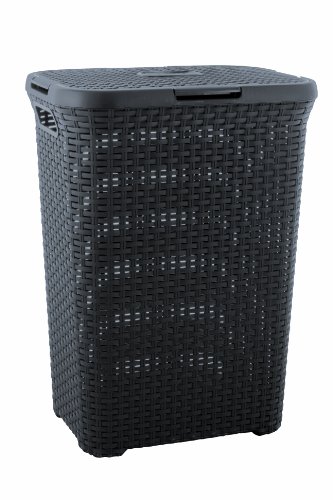 2045044 style panier à linge plastique anthraci...