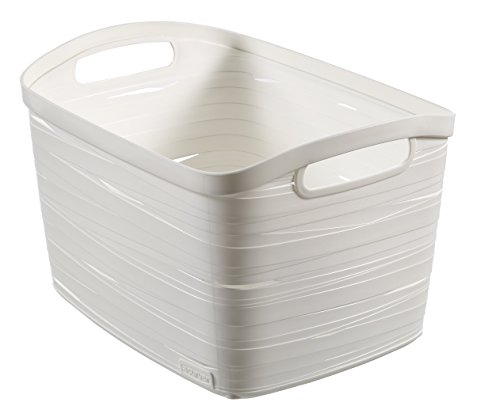 221154 panière ruban 20 l polypropylène blanc 3...