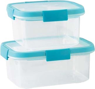 LOT DE 4 BOÎTES DE CONSERVATION À CLIPS SMART F...