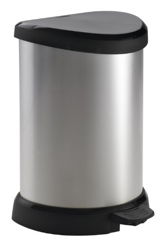 169795 poubelle à pédale 20 l polypropylène asp...