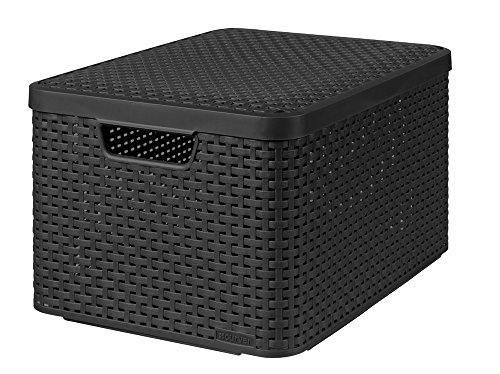 205863 rangement style aspect rotin l + couverc...