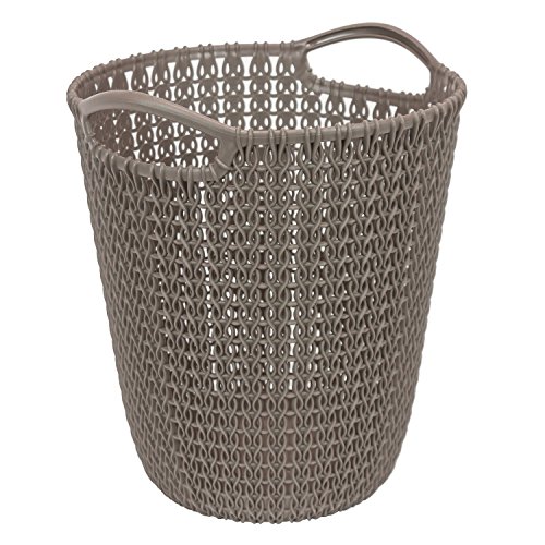 Corbeille a papier Knit de Curver a l'aspect tr...